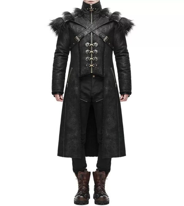 Black-Armour-Harness-Goth-Steampunk-Winter-Coat-7