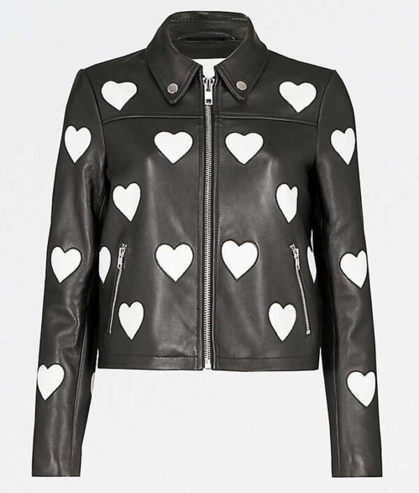 Maje-Heart-Biker-Leather-Jacket