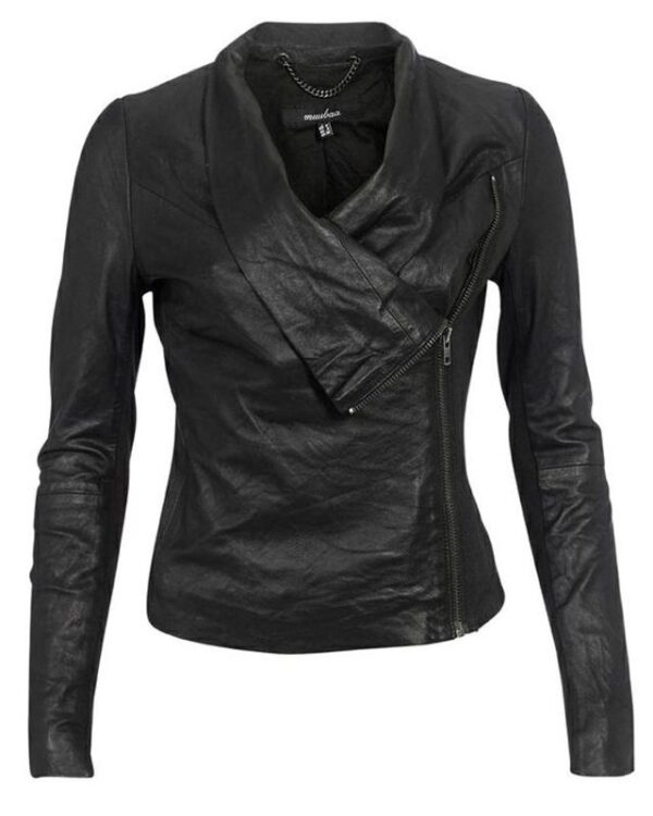 Unisex-Asymmetrical-Black-Leather-Motorcycle-Jacket