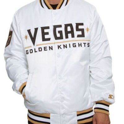 Vegas-Golden-Knights-Satin-White-Bomber-Jacket