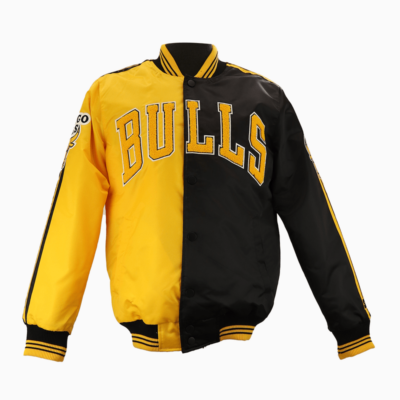 Yellow-Chicago-Bulls-NBA-Two-Tone-Jacket