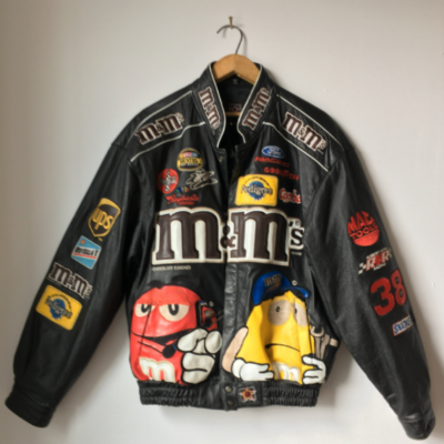 M&m’s Nascar Leather Jacket