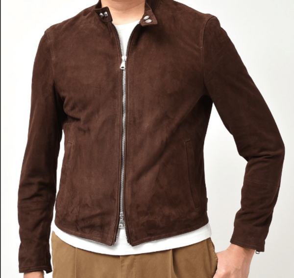 Charcoal-Brown-Suede-Jacket