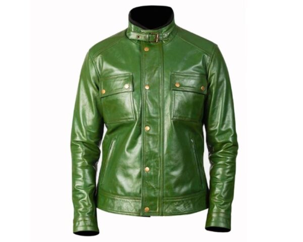 Distressed-Green-Leather-Jacket-1