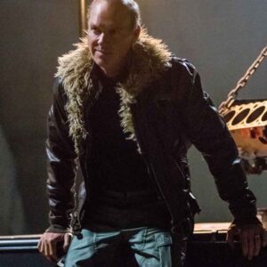 Michael-Keaton-Vulture-Spider-Man-Homecoming-Fur-Collar-Leather-Jacket