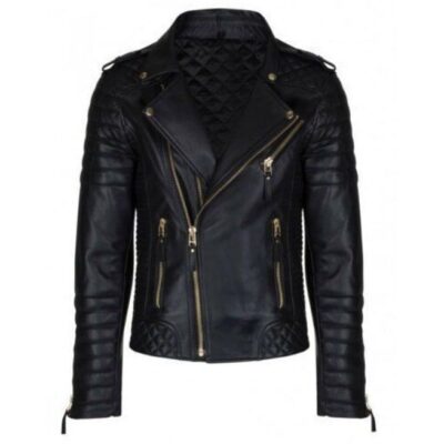 Women’s Moto Leather & Mesh Jacket