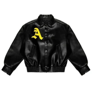 A-Few-Good-Kids-Bomber-Black-Leather-Jacket